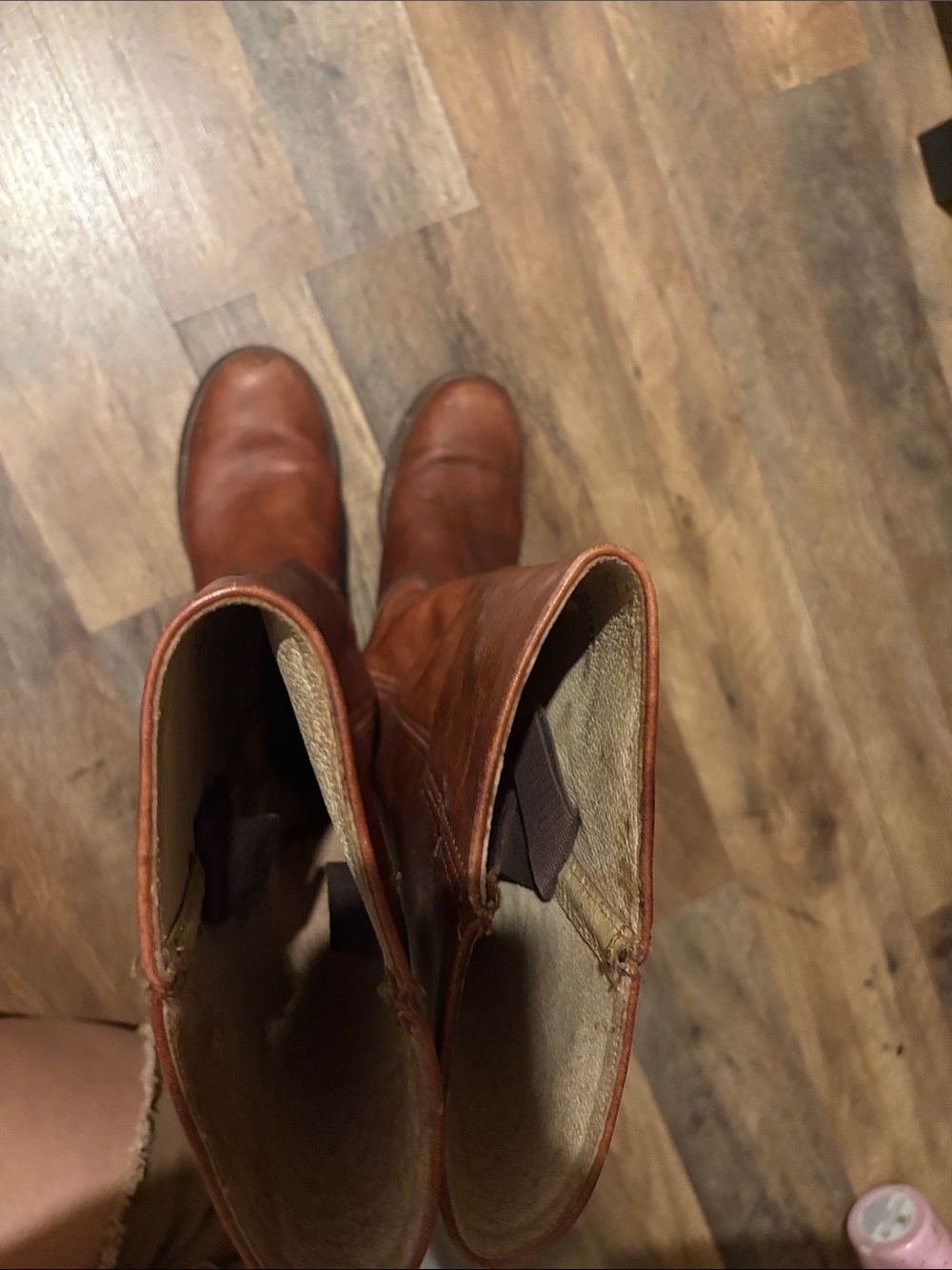 Frye Brown Leather Knee-High Boots - Picture 13 of 16